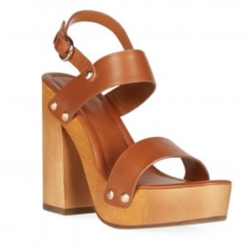 Joie Dea Heel SVA 2742 Cuoio leather chunky heel